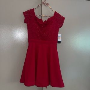 Macys size 3 Red dress